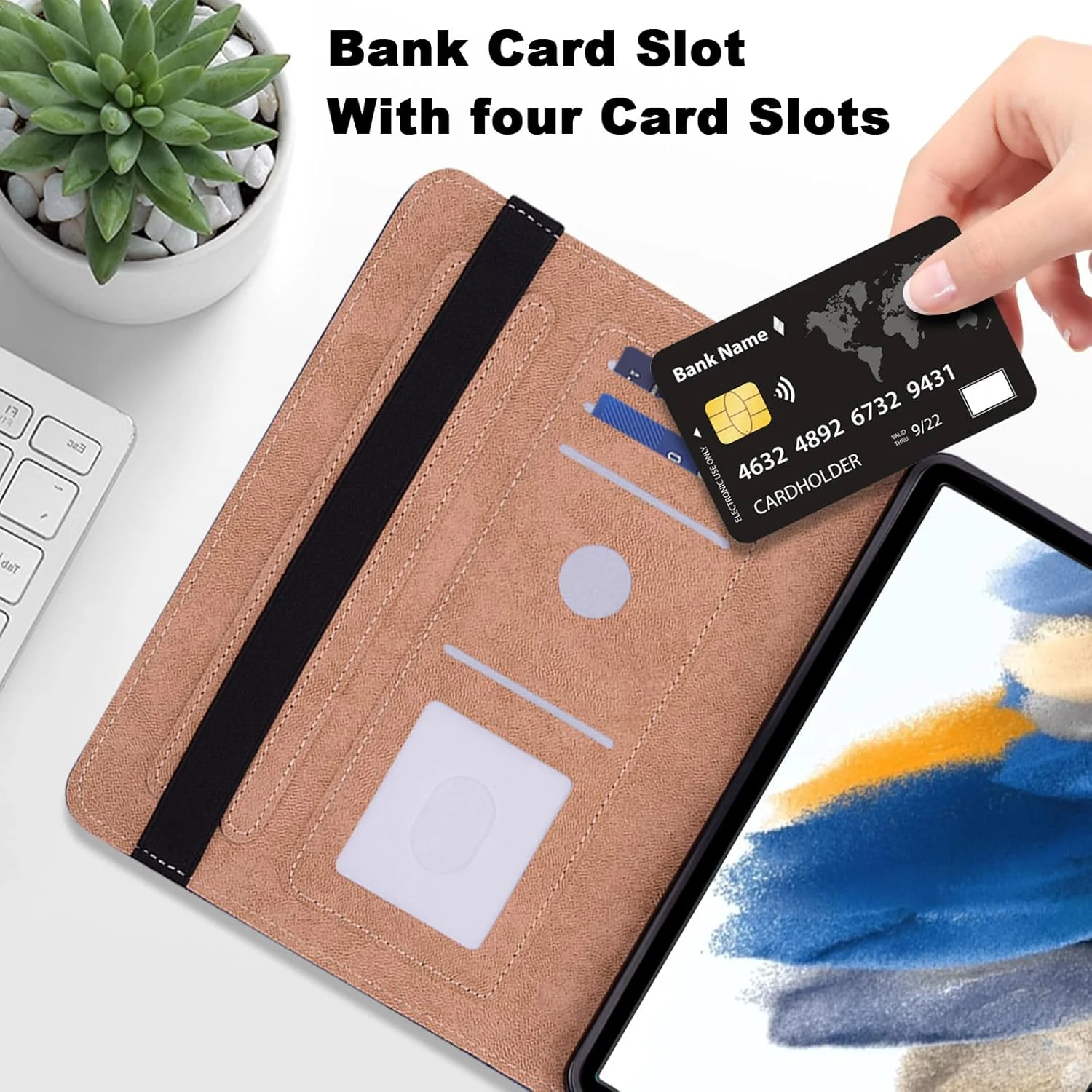 کیف تبلت BOLELAW مناسب برای آیپد (A16) نسل 11 اینچی 11 اینچ 2025، آیپد نسل 10 اینچی 10.9 اینچ 2022 با [عملکرد استند] [جای کارت] [جای قلم] کیف تبلت چرمی PU مدل Folio Flip، اسب سیاه