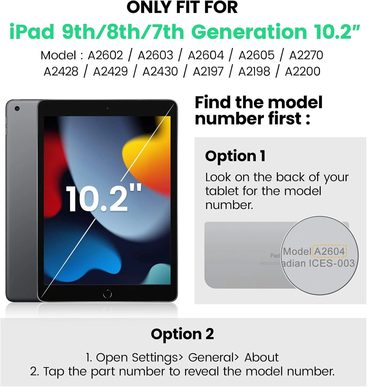 کیف محافظ کودکانه SEYMAC مناسب برای آیپد نسل 9/8/7، کیف آیپد 10.2 اینچی با محافظ صفحه نمایش، بند چرخشی دستی/پایه، جای مداد، ضد ضربه آیپد 9/8/7 مدل 2021/2020/2019، بنفش رنگارنگ