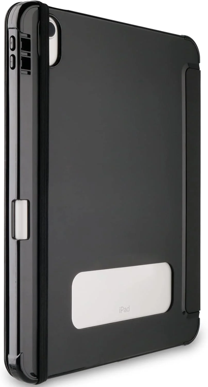 کیف محافظ تبلت OtterBox React Folio مناسب برای آیپد نسل 10 سال 2022 و آیپد نسل 11 سال 2025 (A16)، ضد ضربه، فوق العاده باریک، دارای استاندارد نظامی، مشکی