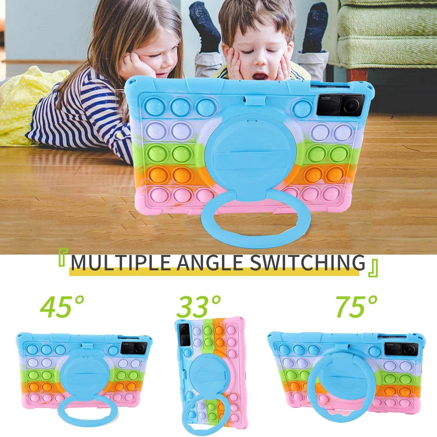 کیف محافظ یونیورسال EspZanthic برای تبلت 10 اینچی، مناسب برای DOOGEE U9 /U10 /U10 Pro/ T10 Plus/Blackview Tab 7 WiFi/SGIN 10.1"/jumper 10.1"/feyze Tablet/OUKITEL OT6 /Teclast M50/M50HD