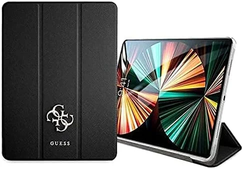 کیف تبلت چرمی CG MOBILE Guess PU Saffiano Folio سازگار با آیپد پرو 12.9 اینچ (2021)، دارای استند با قابلیت تنظیم زاویه دید، طراحی فوق العاده باریک و سبک، با قابلیت تاشو کیف تبلت چرمی CG MOBILE Guess PU Saffiano Folio سازگار با آیپد پرو 12.9 اینچ (2021)، دارای استند با قابلیت تنظیم زاویه دید، طراحی فوق العاده باریک و سبک، با قابلیت تاشو