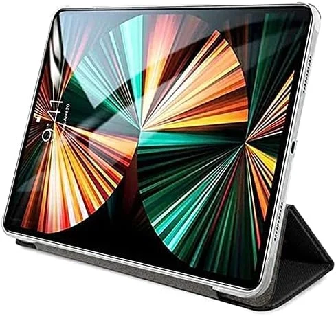 کیف تبلت چرمی CG MOBILE Guess PU Saffiano Folio سازگار با آیپد پرو 12.9 اینچ (2021)، دارای استند با قابلیت تنظیم زاویه دید، طراحی فوق العاده باریک و سبک، با قابلیت تاشو کیف تبلت چرمی CG MOBILE Guess PU Saffiano Folio سازگار با آیپد پرو 12.9 اینچ (2021)، دارای استند با قابلیت تنظیم زاویه دید، طراحی فوق العاده باریک و سبک، با قابلیت تاشو