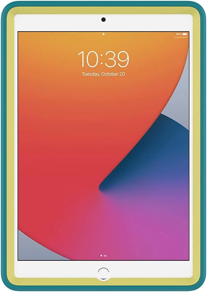 محافظ کودکانه OtterBox Trusty مناسب آیپد 10.2 اینچی (نسل 7 سال 2019 / نسل 8 سال 2020 / نسل 9 سال 2021)، ضد ضربه، ضد سقوط، محافظ باریک برای کودکان، سبز
