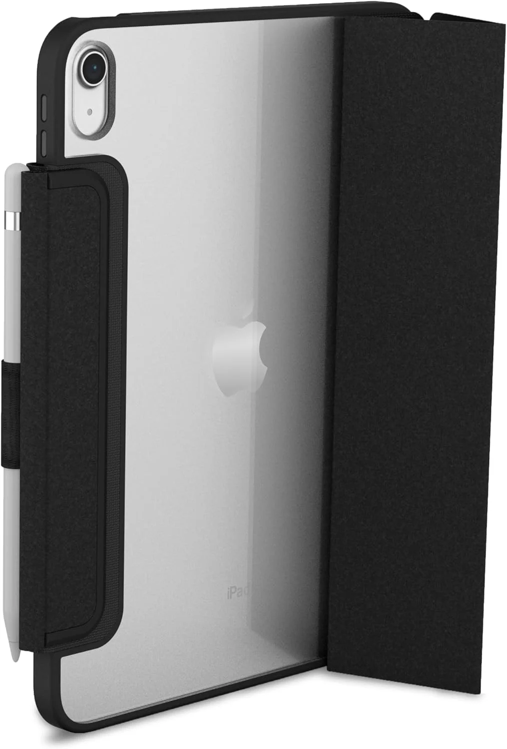 کیف محافظ تبلت OtterBox Symmetry Folio مناسب برای آیپد نسل 10 سال 2022 و آیپد نسل 11 سال 2025 (A16)، ضد ضربه، ضد سقوط، کیف محافظ باریک، تست شده بر اساس استاندارد نظامی، مشکی، بدون بسته‌بندی خرده‌فروشی