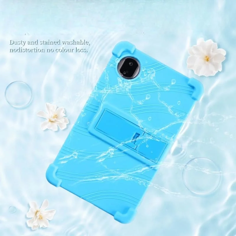 کاور تبلت Gruattreay سازگار با Honor Pad X7 8.7 اینچ 2025، کاور استند سیلیکونی نرم کودکانه برای Honor Pad X7 8.7 اینچ (نارنجی)