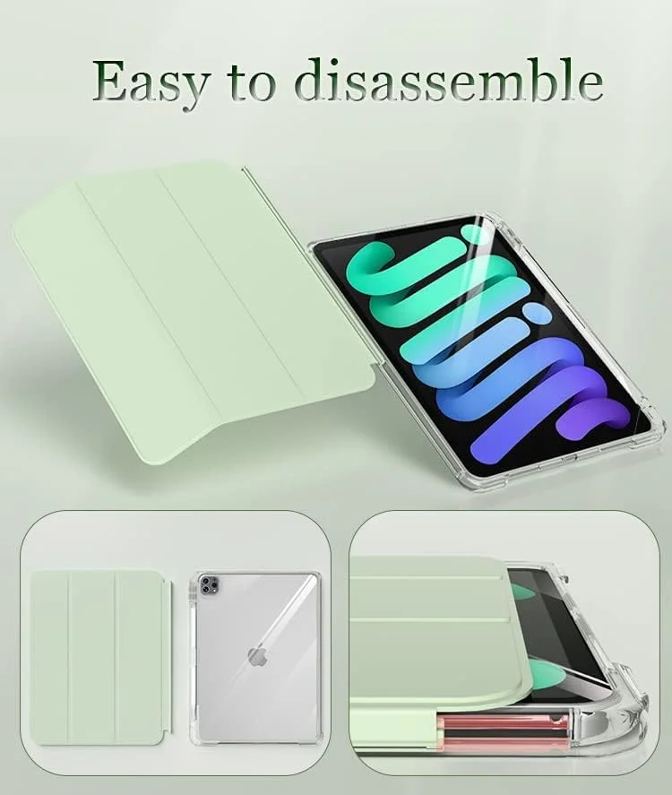 کاور هوشمند چرخشی جداشدنی ProElite مناسب برای آیپد 10.2 اینچی نسل 9/8/7 اپل با جای قلم، مشکی