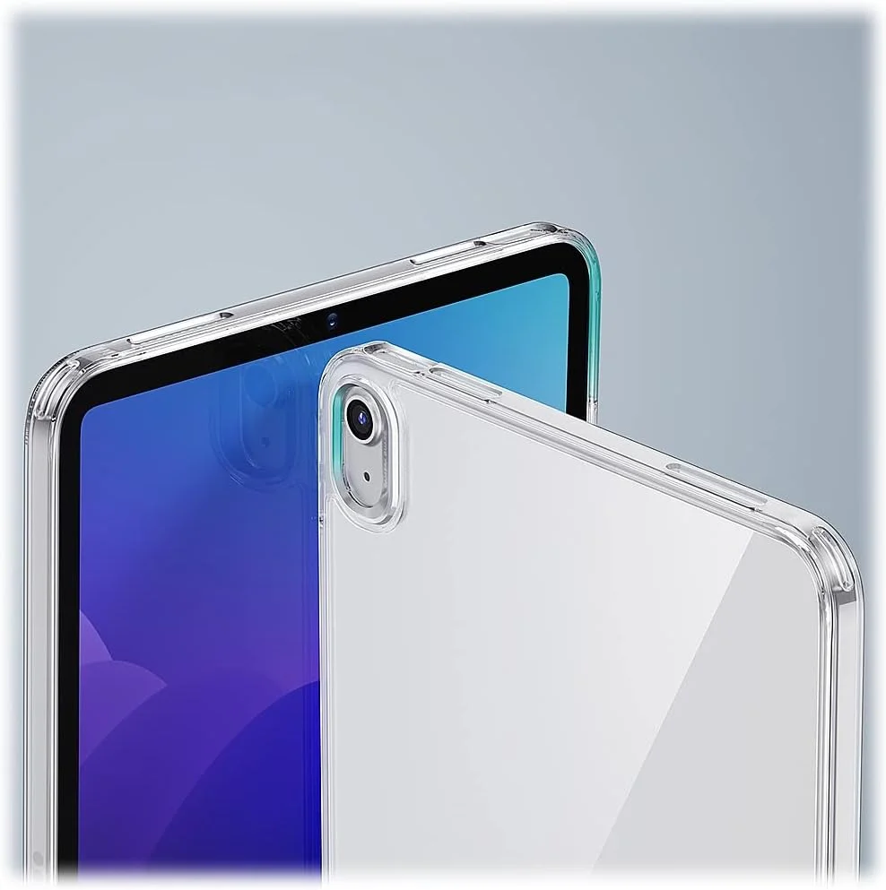 کاور سخت و منعطف هیبریدی ساهارا ZERODAMAGE SAHARA CASE مناسب برای آیپد 10.9 اینچی اپل (نسل دهم 2022) [ضد ضربه] محافظت قوی و ضد لغزش - شفاف