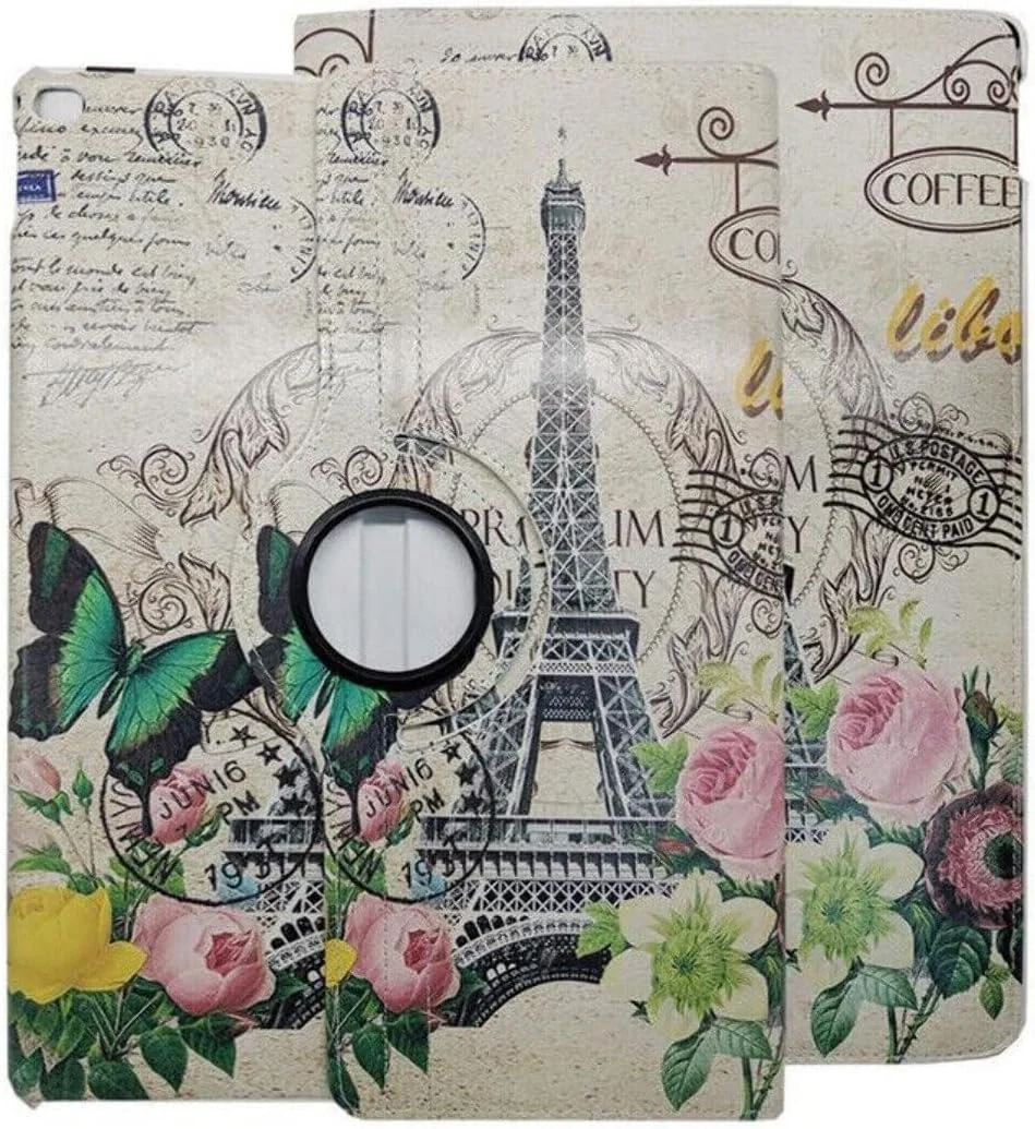 کاور چرمی تبلت با قابلیت چرخش 360 درجه مناسب برای آیپد مینی 1/2/3 طرح پاریس