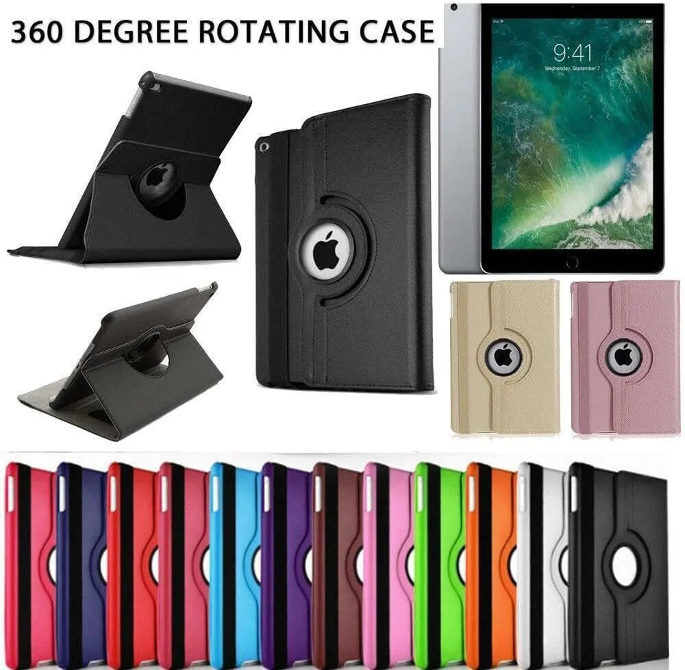 کاور چرمی تبلت با قابلیت چرخش 360 درجه مناسب برای آیپد مینی 1/2/3 طرح پاریس