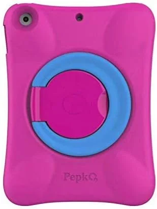 کیف آیپد 10.2 اینچی 2019/2020 مناسب کودکان، مقاوم در برابر ضربه/ضد ضربه/ضد افتادن با پایه تبلت، محافظ کودکانه برای آیپد 10.2 اینچی نسل 7 (عرضه شده در سال 2019) / نسل 8 (عرضه شده در سال 2020) (رنگ رز)