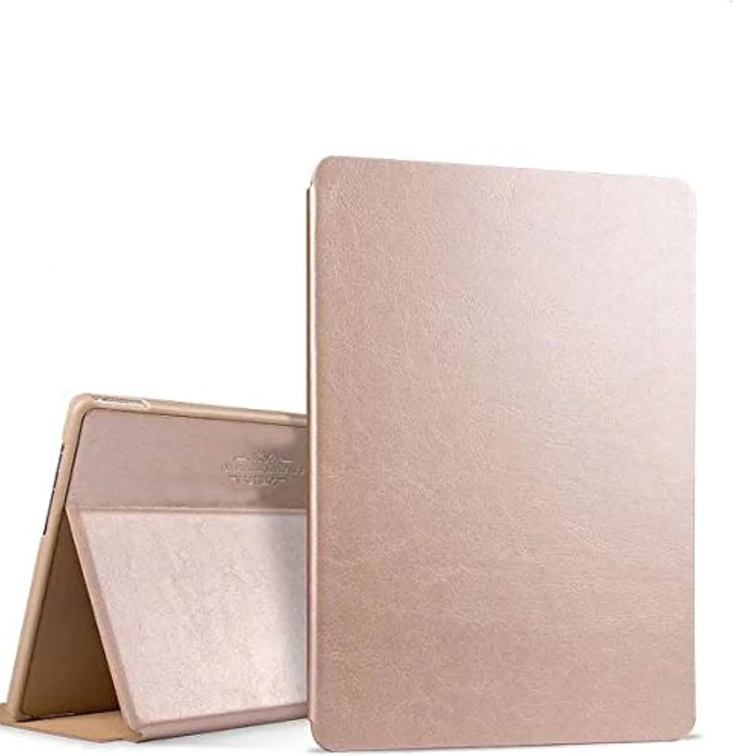 کیف تبلت شیائومی Redmi Pad 2 11.0 اینچی، کیف محافظ ضد ضربه ممتاز، کاور پشتی نرم TPU، کاور چرمی تبلت Redmi Pad 2 2025 (طلایی)