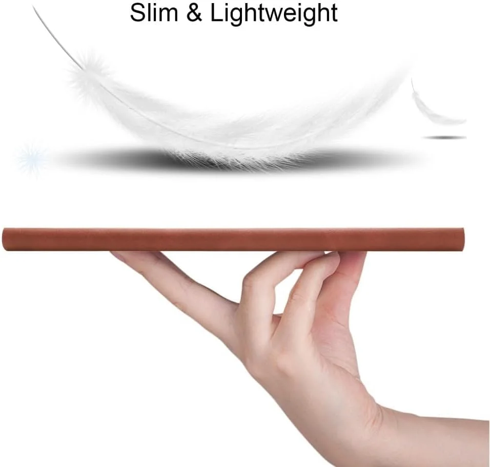 کیف تبلت شیائومی Redmi Pad 2 11.0 اینچی، کیف محافظ ضد ضربه ممتاز، کاور پشتی نرم TPU، کاور چرمی تبلت Redmi Pad 2 2025 (طلایی)