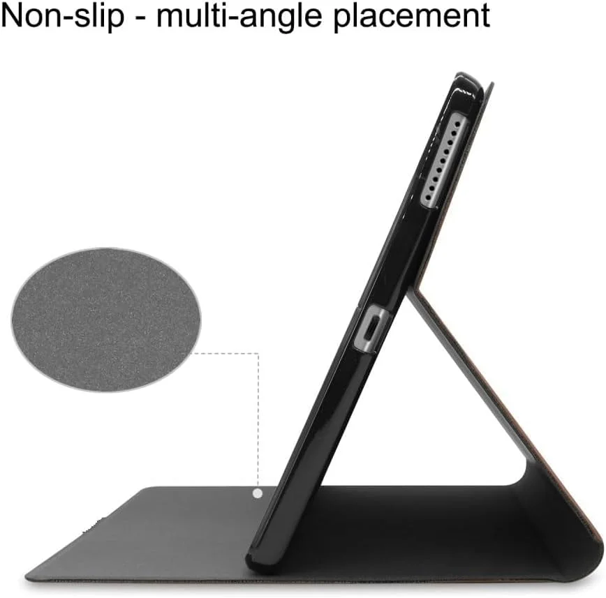 کیف تبلت شیائومی Redmi Pad 2 11.0 اینچی، کیف محافظ ضد ضربه ممتاز، کاور پشتی نرم TPU، کاور چرمی تبلت Redmi Pad 2 2025 (طلایی)