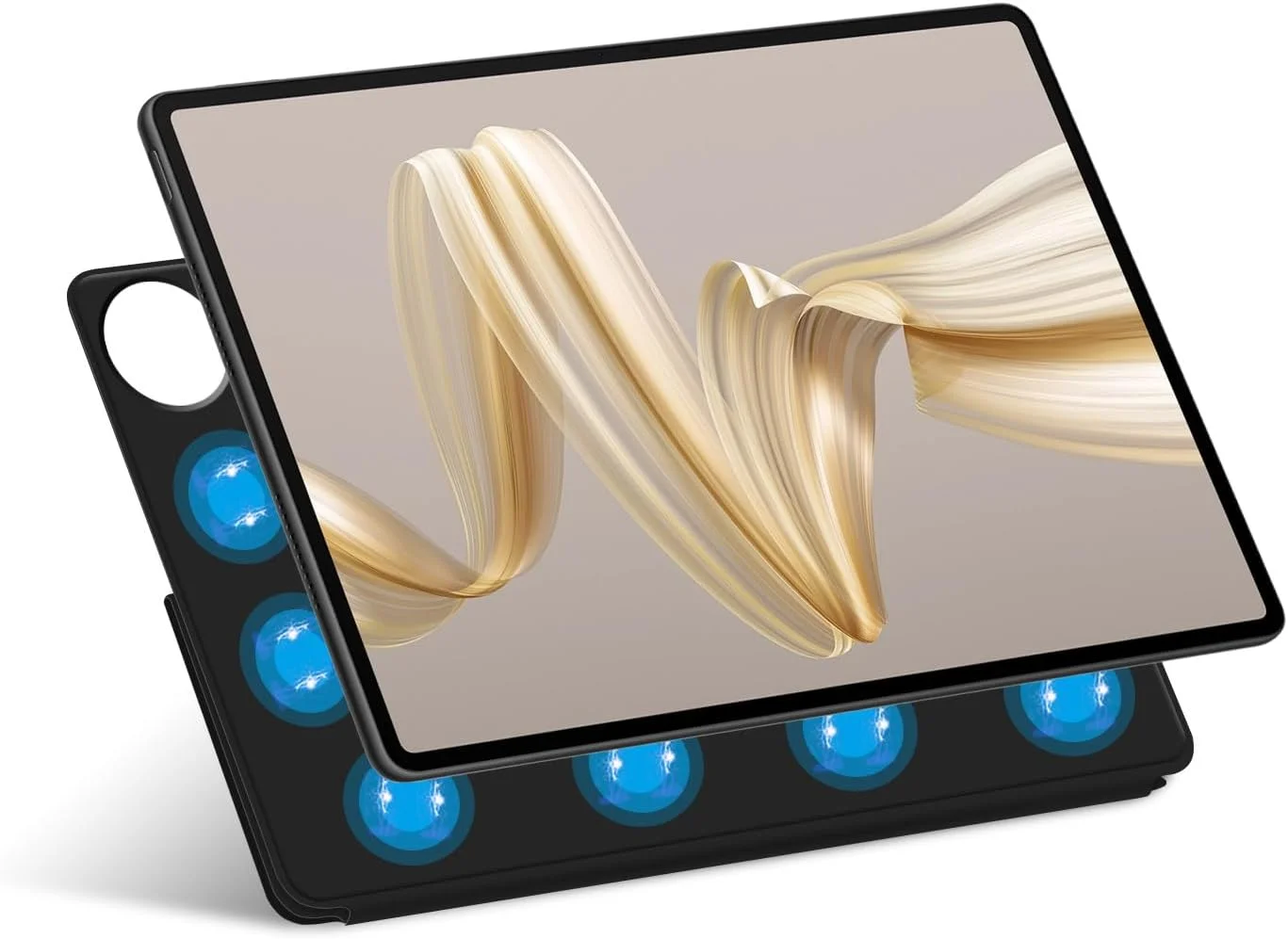 کاور باریک و استند تبلت هوآوی MatePad Pro 12.2 اینچ 2024، اتصال مغناطیسی راحت، حالت خواب/بیدار خودکار (مشکی)