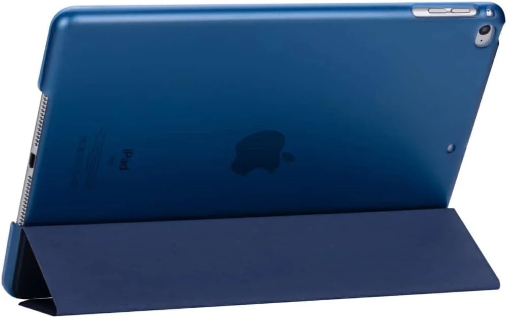 کاور هوشمند مغناطیسی تبلت مناسب برای آیپد ایر (نسل اول) مدل A1474 A1475 A1476 با قابلیت بیدار شدن/به خواب رفتن خودکار (آبی)