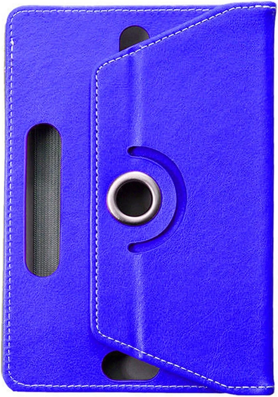 Mobile Stuff Universal 8.0 inch Tablet Case, Multi-Angle Stand Flip Printed Wallet Case Fits All 8.0" Inch Samsung, Lenovo, Acer, Huawei, Sony, Apple, Toshiba Android Tablets tab devices (Blue)