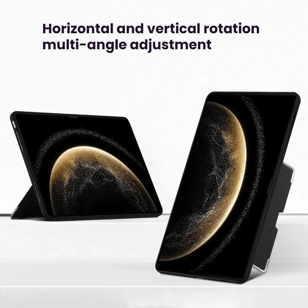 Gruattreay Leather Case Compatible with Huawei MatePad Pro 13.2 inch 2025 WEB-W00/W10 Protective Shell Case Tablet Fall Protection Case with Foldable Stand [Support Pencil]