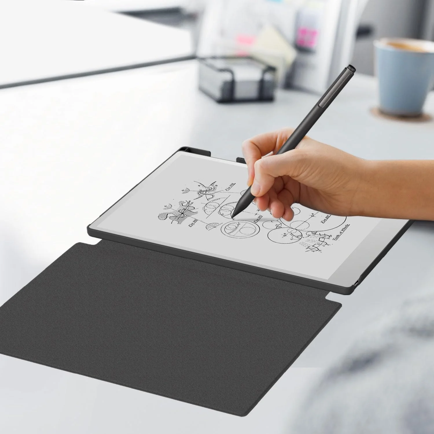 کاور محافظ تبلت Remarkable Paper Pro 11.8 اینچی (مدل 2024)، جلد فولیو سبک وزن با روکش پشتی سخت و جای قلم داخلی، طراحی بادوام و مقاوم در برابر خراش (مشکی) کاور محافظ تبلت Remarkable Paper Pro 11.8 اینچی (مدل 2024)، جلد فولیو سبک وزن با روکش پشتی سخت و جای قلم داخلی، طراحی بادوام و مقاوم در برابر خراش (مشکی)