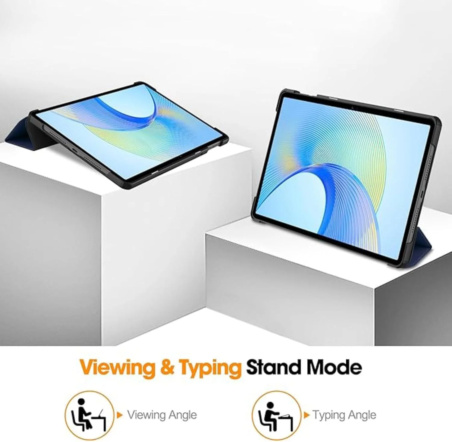 NESLIN Tablet Cover Compatible With Honor Pad X9/X8 ProCase 11.5inch, Tri-Fold Smart Tablet Case, Hard PC Back Shell Slim Case Multi-Viewing Angles Classic Cover Shell With Auto Wake/Sleep (Blue) NESLIN Tablet Cover Compatible With Honor Pad X9/X8 ProCase 11.5inch, Tri-Fold Smart Tablet Case, Hard PC Back Shell Slim Case Multi-Viewing Angles Classic Cover Shell With Auto Wake/Sleep (Blue)