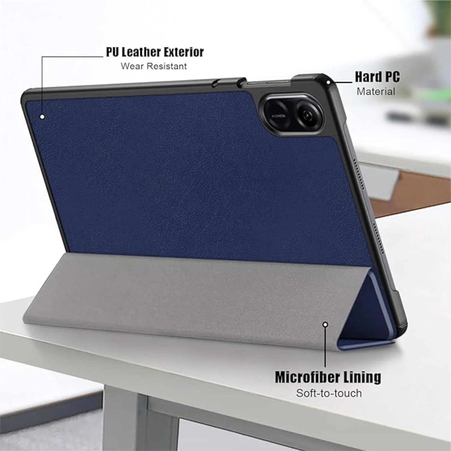 NESLIN Tablet Cover Compatible With Honor Pad X9/X8 ProCase 11.5inch, Tri-Fold Smart Tablet Case, Hard PC Back Shell Slim Case Multi-Viewing Angles Classic Cover Shell With Auto Wake/Sleep (Blue) NESLIN Tablet Cover Compatible With Honor Pad X9/X8 ProCase 11.5inch, Tri-Fold Smart Tablet Case, Hard PC Back Shell Slim Case Multi-Viewing Angles Classic Cover Shell With Auto Wake/Sleep (Blue)