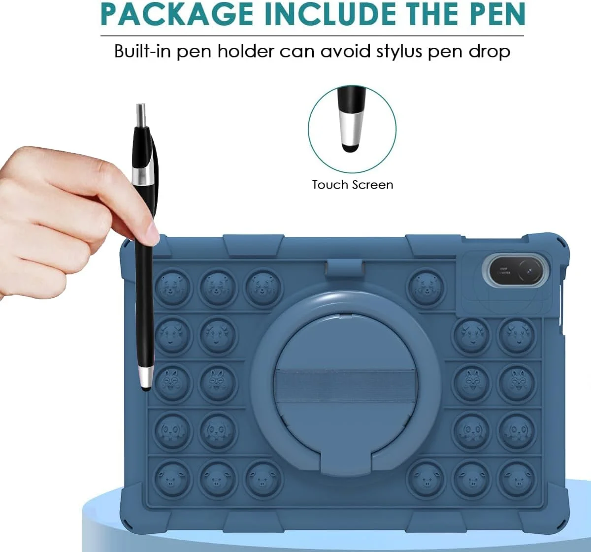 کاور EspZanthic برای Honor Pad X8a/Huawei MatePad SE 11 اینچ 2024، استند چرخان 360 درجه/بند دستی، کاور سیلیکونی ضد ضربه با بند شانه و قلم کاور EspZanthic برای Honor Pad X8a/Huawei MatePad SE 11 اینچ 2024، استند چرخان 360 درجه/بند دستی، کاور سیلیکونی ضد ضربه با بند شانه و قلم