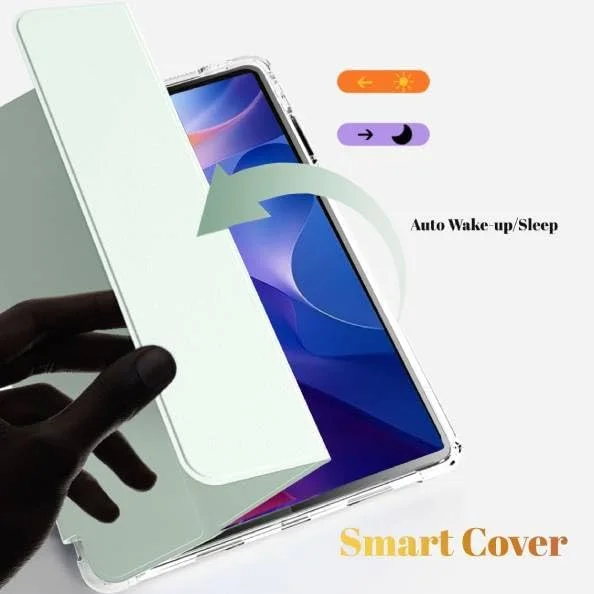 کاور Vurtboly سازگار با ردمی پد 2 11 اینچ 2025، با جای قلم، کاور باریک و سبک TPU ضد ضربه با محافظ پشتی شفاف برای ردمی پد 2 11 اینچ 2025 (صورتی)