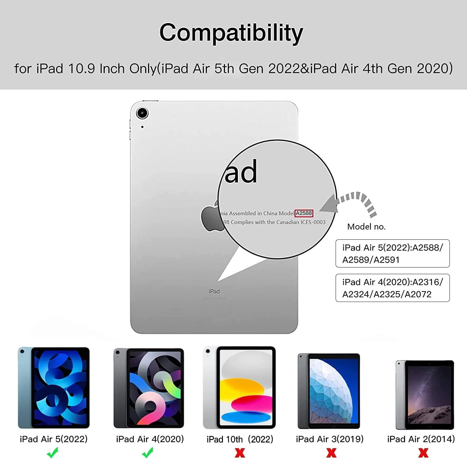 کاور Maledan برای آیپد ایر 6 11 اینچ 2024 M2/ آیپد ایر 5 4 (2022/2020 10.9 اینچ) با نگهدارنده قلم، کاور محافظ TPU نرم با قابلیت خواب/بیدار شدن خودکار، پشتیبانی از Apple Pencil Pro/2nd Gen/USB-C، سبز
