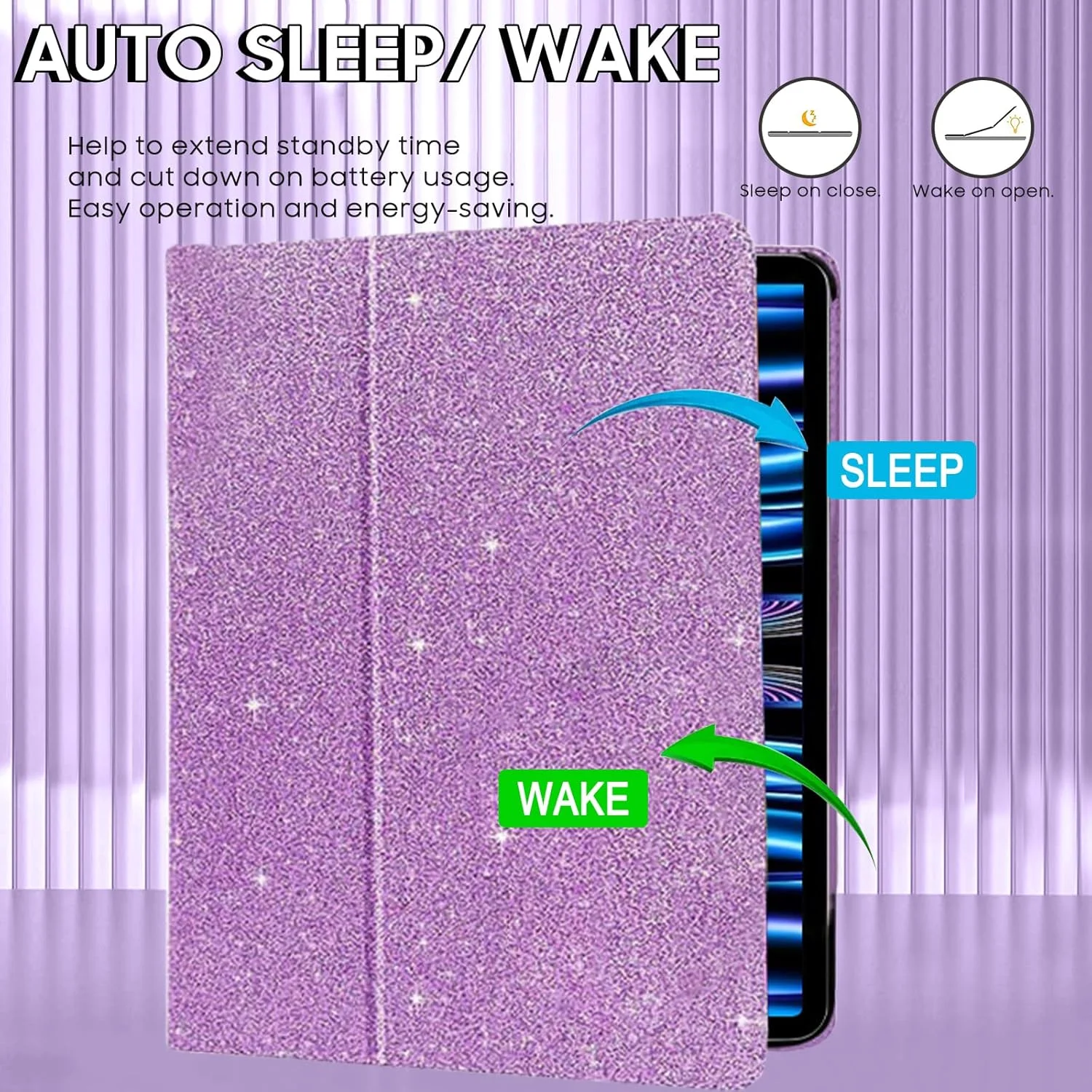 FANSONG Case for iPad Pro 12.9 Case 4th Generation 2020 Cases Glitter Leather with Pen Slot Stand Auto Sleep/Wake up Sparkle Smart Cover Apple iPad Pro 12.9-inch 2018 3rd Gen for Girls Women Kids FANSONG Case for iPad Pro 12.9 Case 4th Generation 2020 Cases Glitter Leather with Pen Slot Stand Auto Sleep/Wake up Sparkle Smart Cover Apple iPad Pro 12.9-inch 2018 3rd Gen for Girls Women Kids