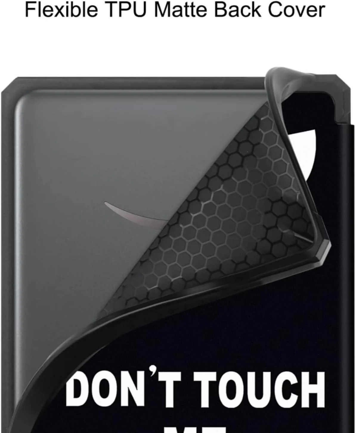 کیف محافظ تبلت Skeido برای Kindle Colorsoft Signature Edition 7 اینچ نسل اول Paperwhite 12th 2024، کاور پشتی مات TPU انعطاف پذیر برای نسل 12، 7 اینچ (Big eye)