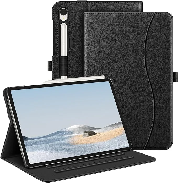 BYXBYM compatible with Samsung Galaxy Tab s9 plus 12.4-inch/2023 Tab s8 plus case protective cover stand function with pen holder slot protective case
