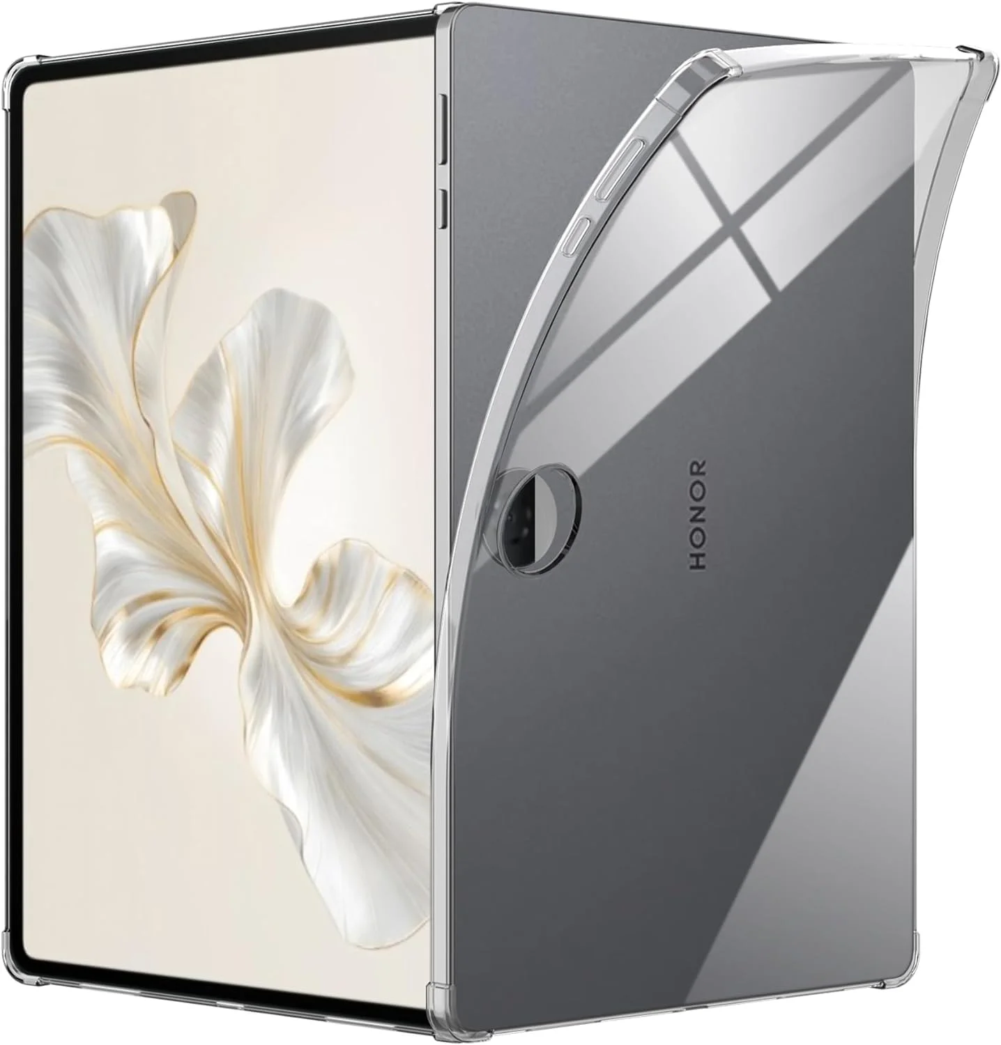 کاور محافظ STRAID برای تبلت آنر پد 9 12.1/9 Pro /V8 Pro، محافظت پیشرفته از سقوط با ایربگ، سیلیکونی انعطاف پذیر TPU ضد ضربه، ضد خش، ضد زردی، کاور باریک و شفاف تبلت آنر پد 9