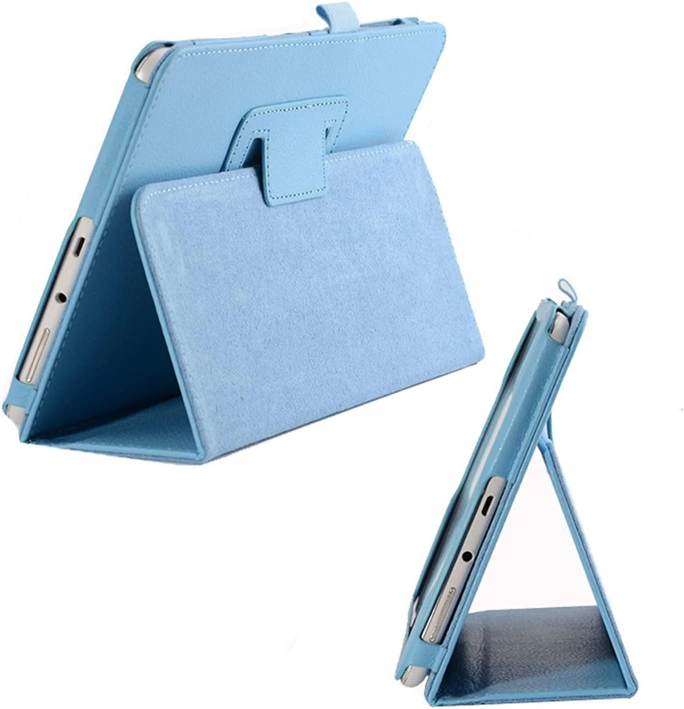 کیف محافظ تبلت Chstls مناسب برای لنوو تب P10/M10/M10 HD 10.1 اینچ، کاور محافظ باریک چرمی PU با قابلیت استند و خواب/بیدار شدن خودکار برای تبلت لنوو تب P10 TB-X705F/M10 HD TB-X505F/M10 TB-X605F 10.1 اینچ - رز قرمز