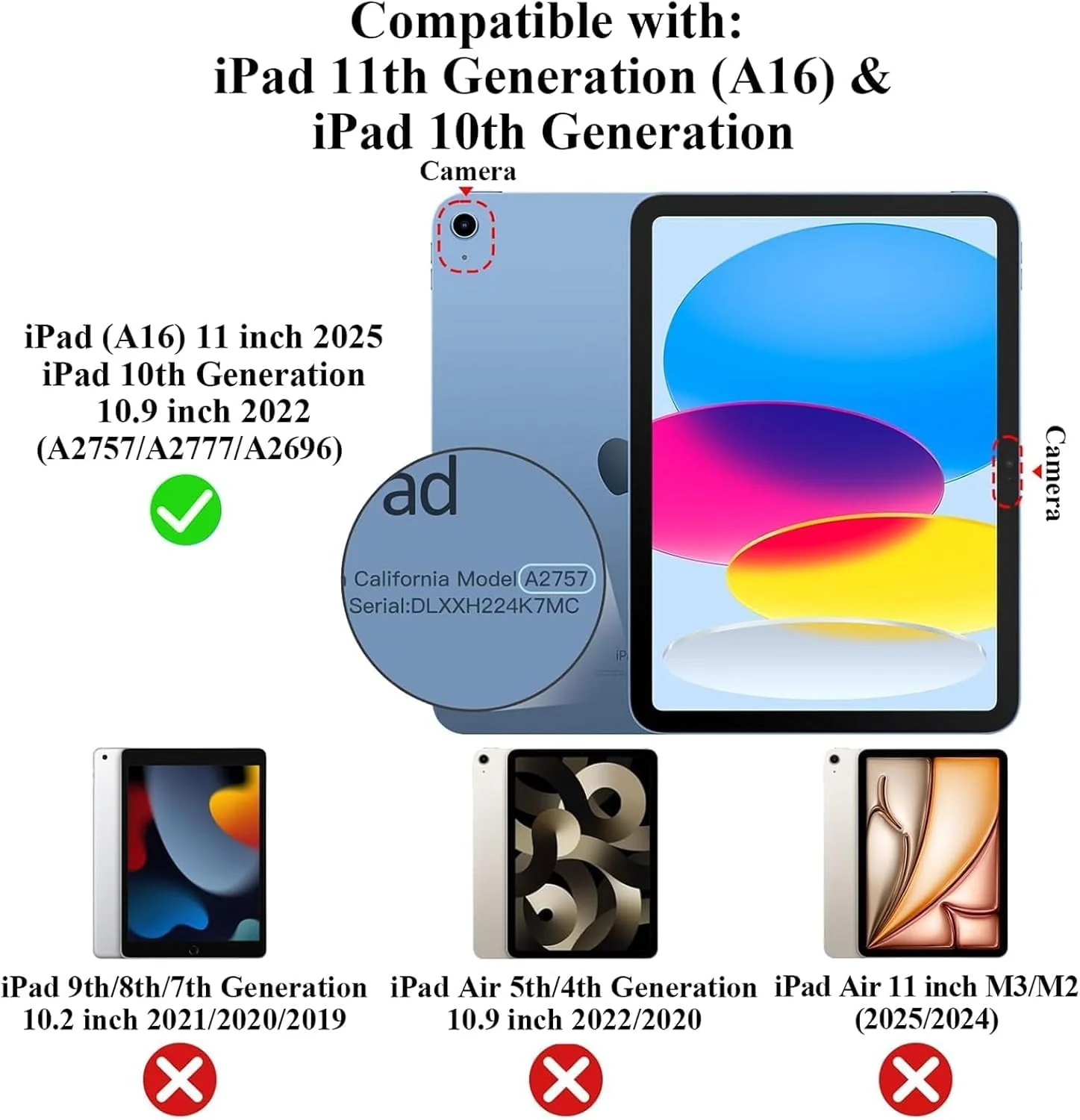 کیف محافظ کودکانه سازگار با آیپد (A16) نسل 11/10 (2025/2022)، کاور محافظ سیلیکونی ضد ضربه با استند و بند شانه (صورتی)