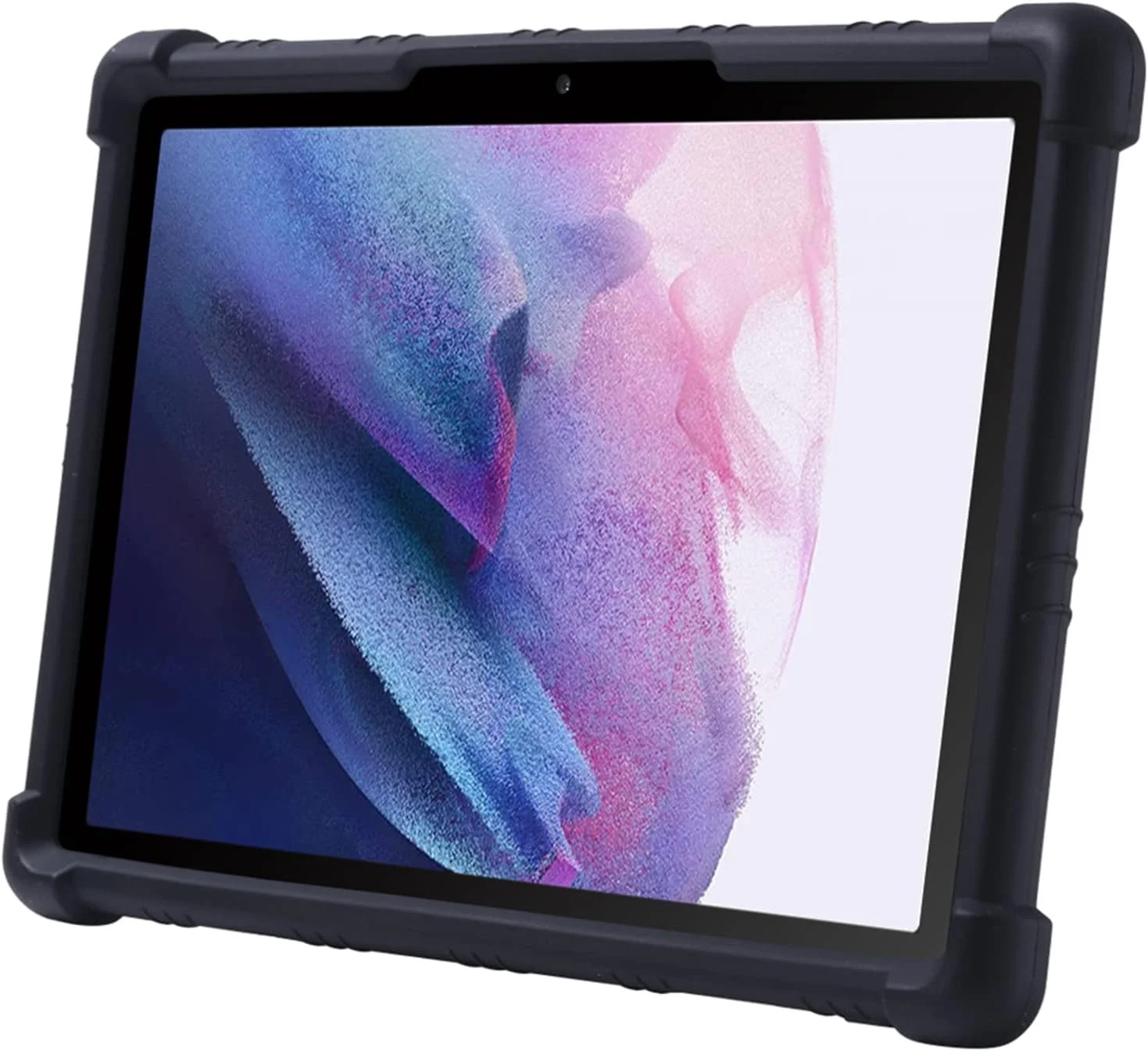 کاور سیلیکونی مناسب تبلت 10.1 اینچی HminSen مدل MB1001، کاور سیلیکونی کودکانه برای تبلت Moderness MB1001/Okaysea 10.1، مناسب برای تبلت 10 اینچی HAPPYBE/ANYLAKE/Freeski OLEXEX Bestski/Velorim/CZZ/ZZB (مشکی)