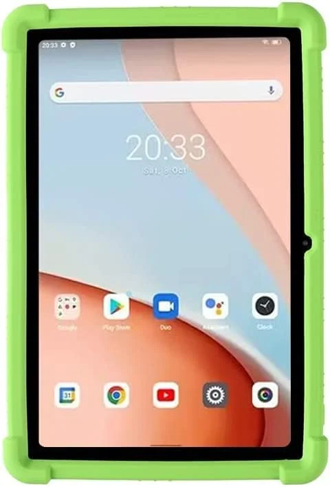 کاور تبلت Jarttarn سازگار با Blackview Tab 7 WiFi، کاور محافظ سیلیکونی نرم و قابل تنظیم مناسب کودکان برای تبلت Tab 7 WiFi 10 اینچی (سبز)