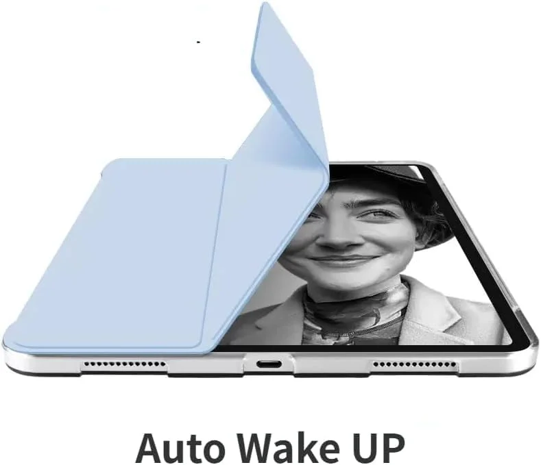کاور سه لایه تاشو شفاف سری Unid تبلت آنر مجیک پد 2 (12.3 اینچ) 2024 به همراه جای قلم و قابلیت خواب و بیدار شدن خودکار (یاسی)
