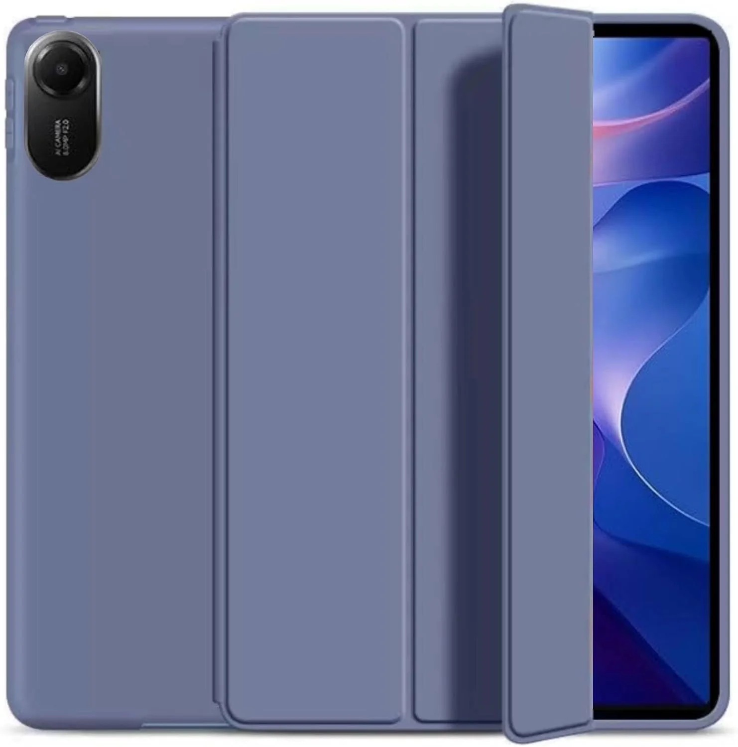 کاور Vurtboly سازگار با ردمی پد 2 11 اینچ 2025، کاور باریک و سبک با قابلیت استند و بدنه TPU نرم، محافظ ضربه گیر برای کاور ردمی پد 2 11 اینچ 2025 با عملکرد بیدار/خواب خودکار (بنفش)