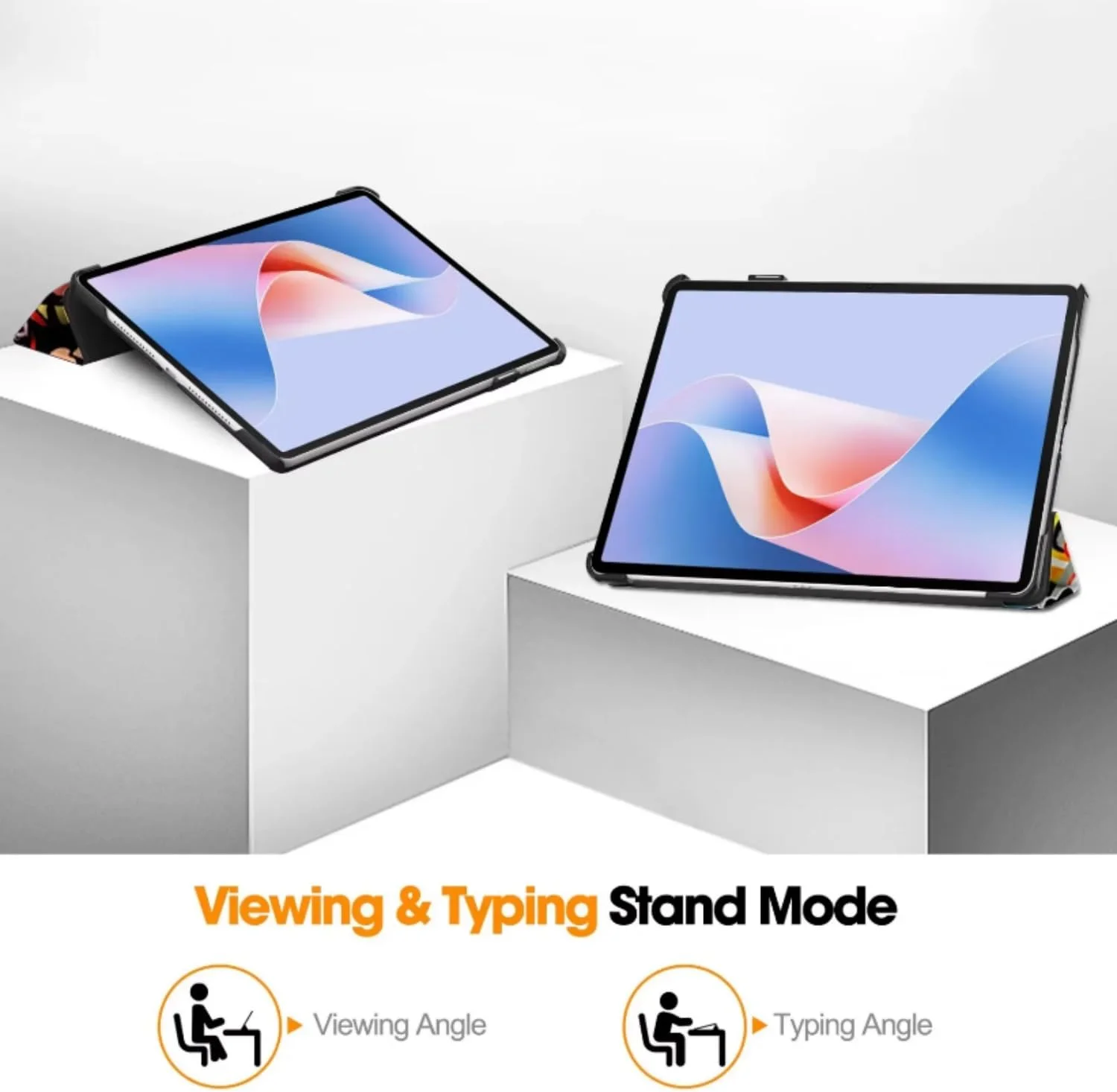 کیف محافظ تاشو هوشمند Skeido مناسب برای تبلت هواوی MatePad 11.5S مدل DMG-W00 2024 با عملکرد بیدار/خواب خودکار (طرح گرافیکی)