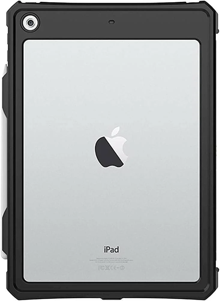 کاور محافظ ضد آب تبلت SaharaCase برای اپل آیپد 10.2 اینچی (نسل نهم 2021) [ضربه گیر ضد ضربه] تست شده سنگین نظامی IP69K مقاوم در برابر آب محافظت ناهموار ضد لغزش - مشکی