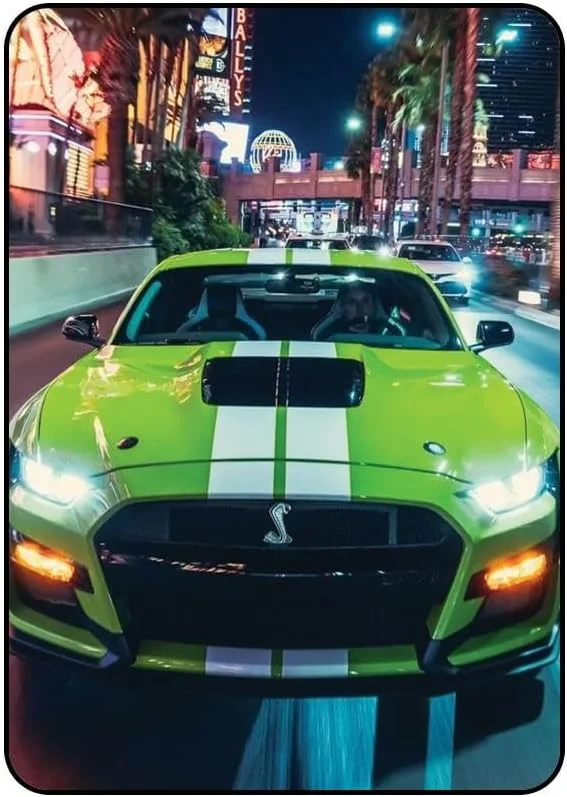 کاور محافظ چاپی طرح موستانگ مدل AAIPAD234N620 مناسب برای آیپد 2/3/4 اپل