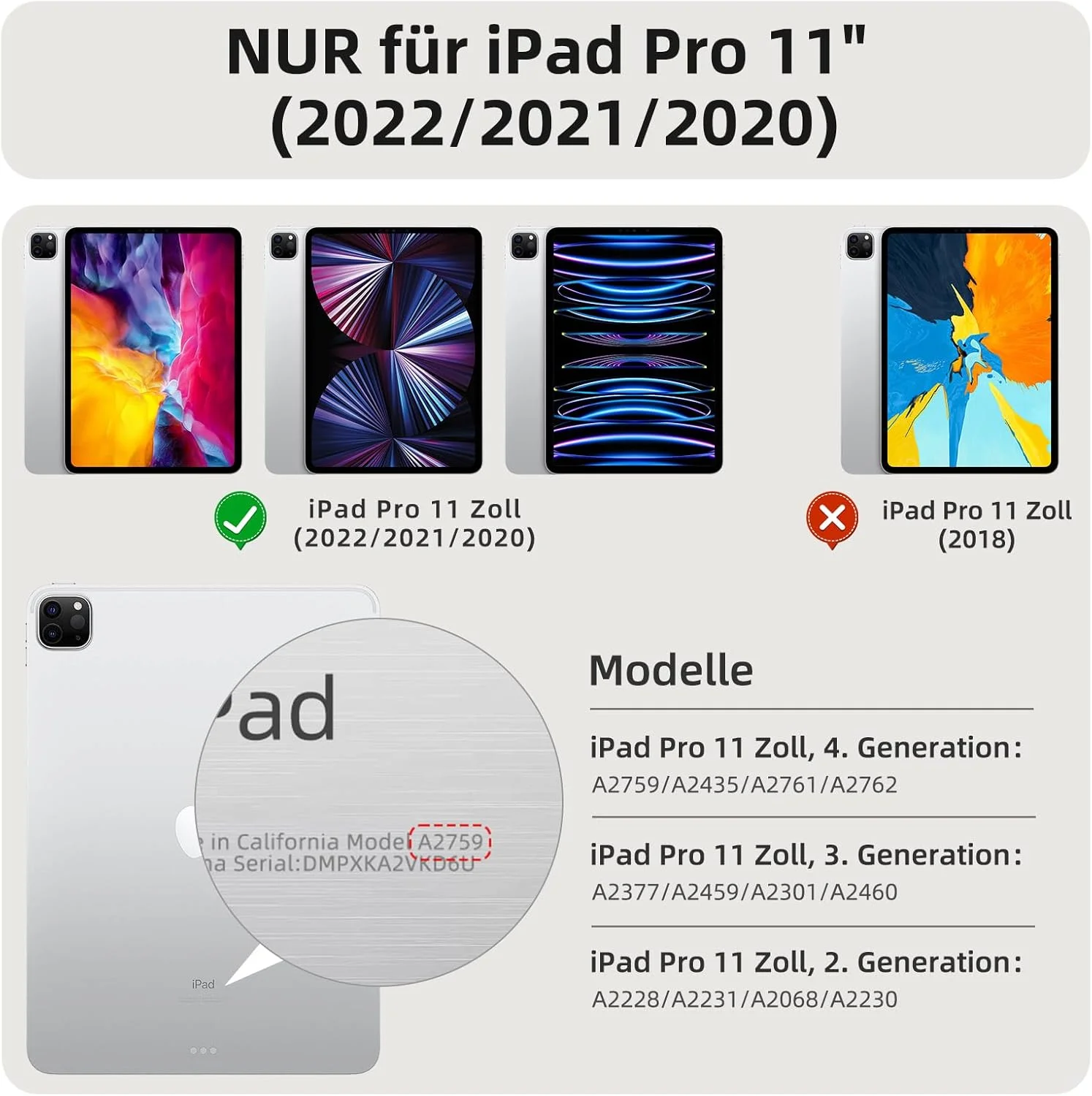 کاور KVTVOU برای آیپد پرو 11 اینچ نسل 4/3/2 (2022/2021/2020) با جای قلم، پشتیبانی از شارژ قلم، حالت خواب و بیدار خودکار، آبی روشن