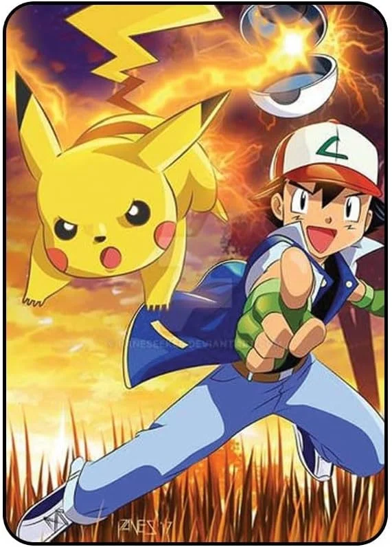 کاور محافظ طرح پوکمون مدل AAIPAD234N704 مناسب برای آیپد 2/3/4