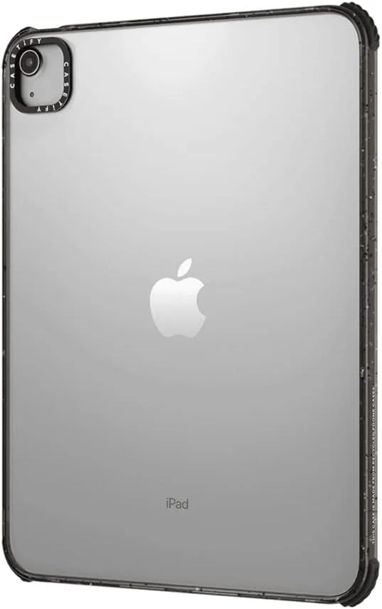 کاور ضربه گیر CASETiFY برای آیپد پرو 11 اینچ (نسل 3/4) - طرح دستگاه فروش اتوماتیک قدیمی - مشکی شفاف
