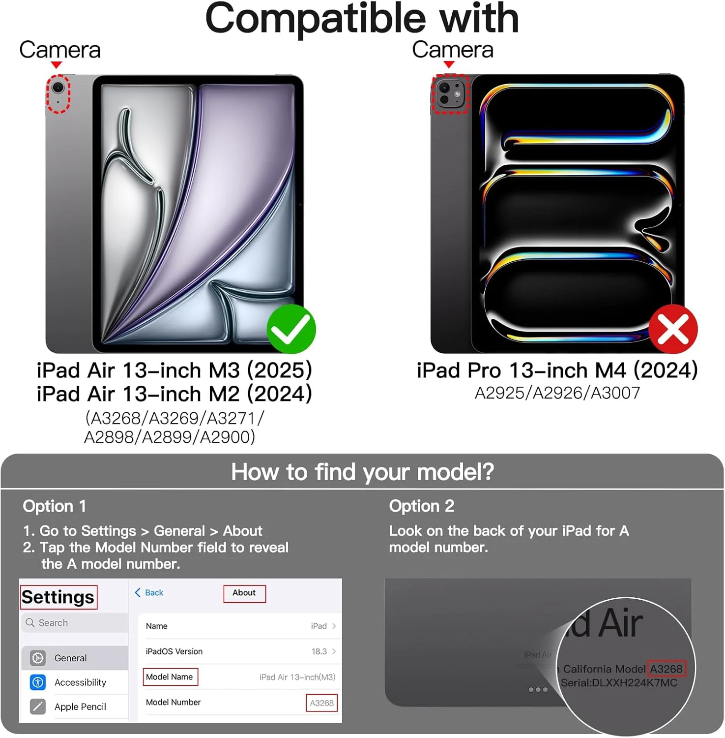 کاور شفاف JETech برای آیپد ایر ۱۳ اینچی M3/M2 (۲۰۲۵/۲۰۲۴)، کاور پشتی تبلت باریک و ضد ضربه شفاف و ضد زردی با پشت PC سخت و سپر TPU نرم کاور شفاف JETech برای آیپد ایر ۱۳ اینچی M3/M2 (۲۰۲۵/۲۰۲۴)، کاور پشتی تبلت باریک و ضد ضربه شفاف و ضد زردی با پشت PC سخت و سپر TPU نرم