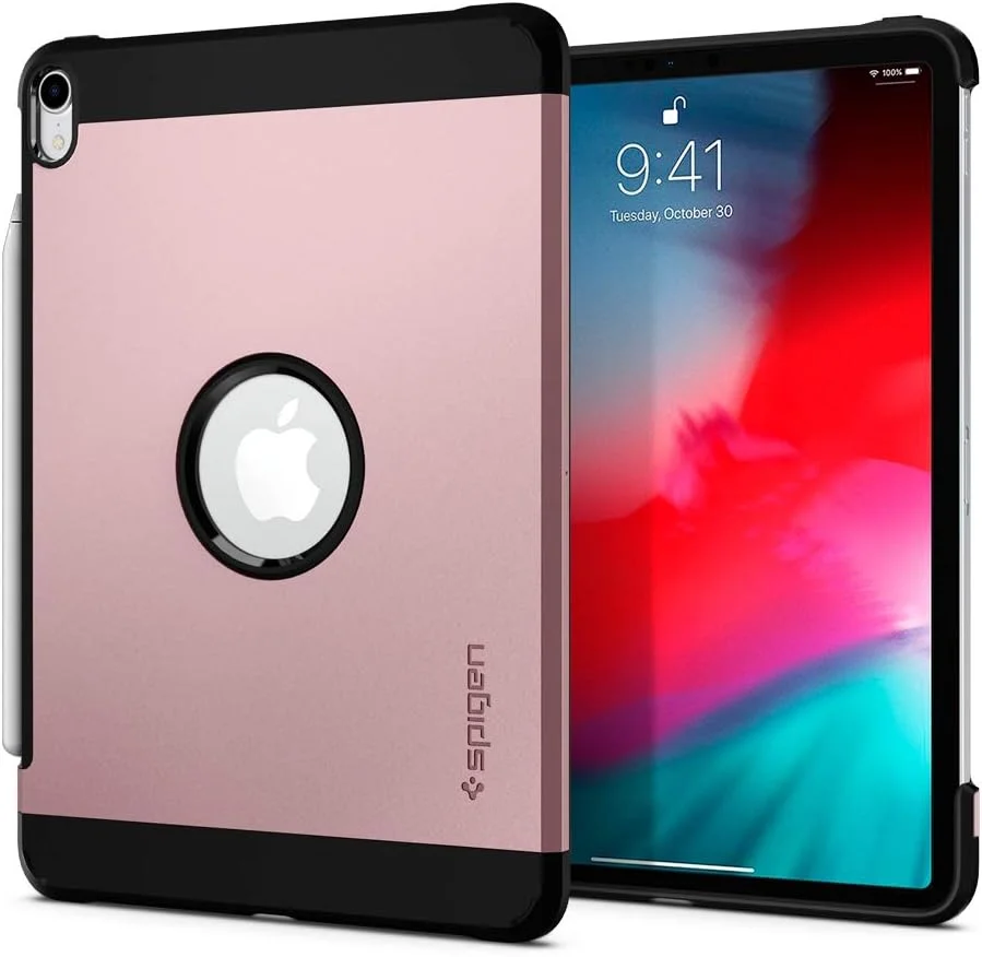قاب محافظ مقاوم Spigen Tough Armor مناسب برای Apple iPad Pro 11 اینچ (2018) - رزگلد قاب محافظ مقاوم Spigen Tough Armor مناسب برای Apple iPad Pro 11 اینچ (2018) - رزگلد