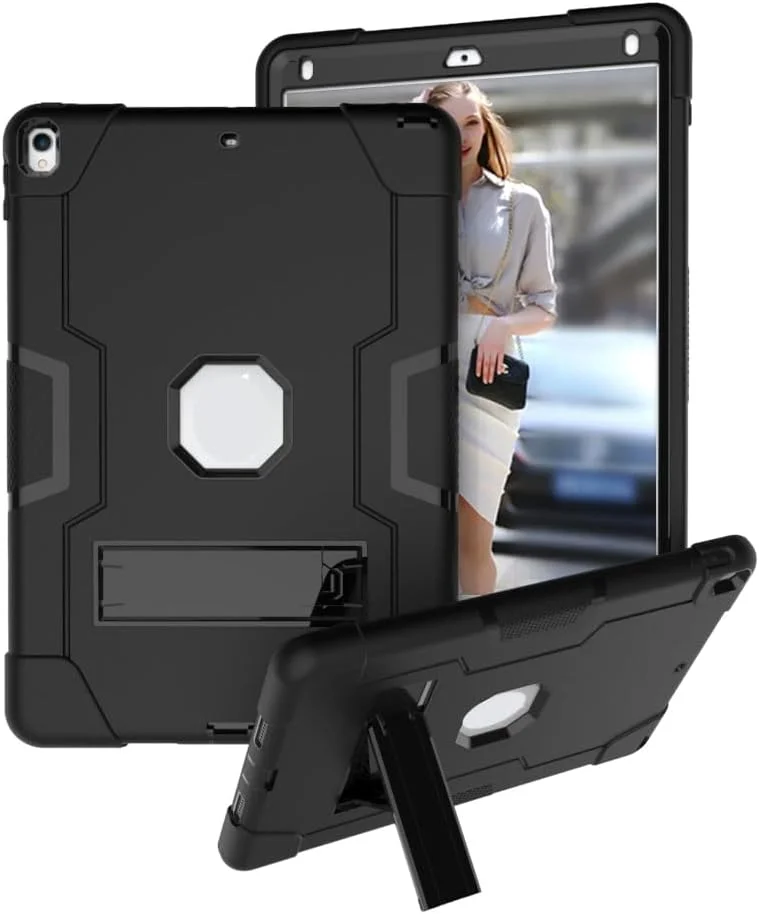کاور ضد ضربه ZORSOME مناسب برای آیپد 2/3/4، کاور پشتی مقاوم و تمام بدنه با استند برای تبلت اپل آیپد 4، آیپد 3 و آیپد 2، مشکی کاور ضد ضربه ZORSOME مناسب برای آیپد 2/3/4، کاور پشتی مقاوم و تمام بدنه با استند برای تبلت اپل آیپد 4، آیپد 3 و آیپد 2، مشکی
