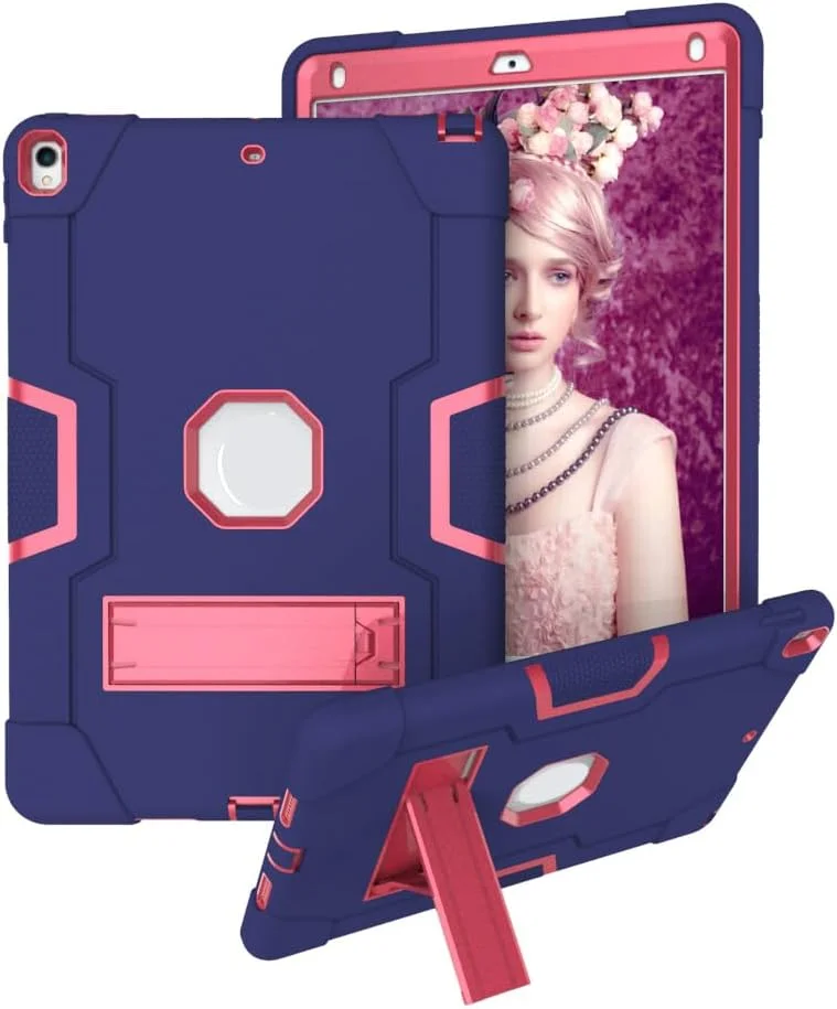 کاور ضد ضربه مناسب برای آیپد 2/3/4، کاور پشتی مقاوم و بادوام با استند برای تبلت های اپل آیپد 4، آیپد 3 و آیپد 2، رز قرمز + آبی کاور ضد ضربه مناسب برای آیپد 2/3/4، کاور پشتی مقاوم و بادوام با استند برای تبلت های اپل آیپد 4، آیپد 3 و آیپد 2، رز قرمز + آبی