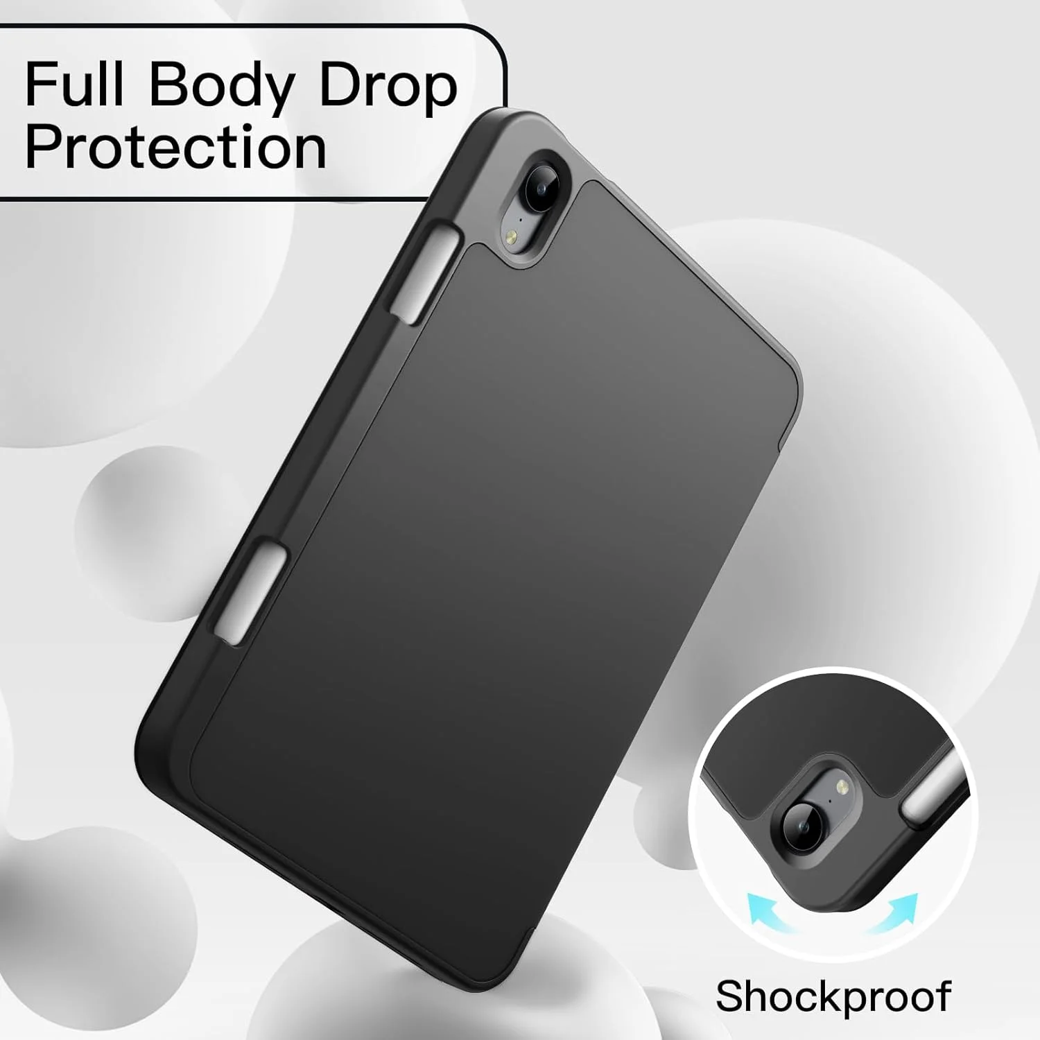 کاور JETech برای آیپد مینی (A17 Pro، مدل 2024، نسل 7) / مینی 6 (مدل 2021، نسل 6)، کاور باریک تبلت با پشت TPU نرم، قابلیت بیدار شدن/به خواب رفتن خودکار (مشکی) کاور JETech برای آیپد مینی (A17 Pro، مدل 2024، نسل 7) / مینی 6 (مدل 2021، نسل 6)، کاور باریک تبلت با پشت TPU نرم، قابلیت بیدار شدن/به خواب رفتن خودکار (مشکی)