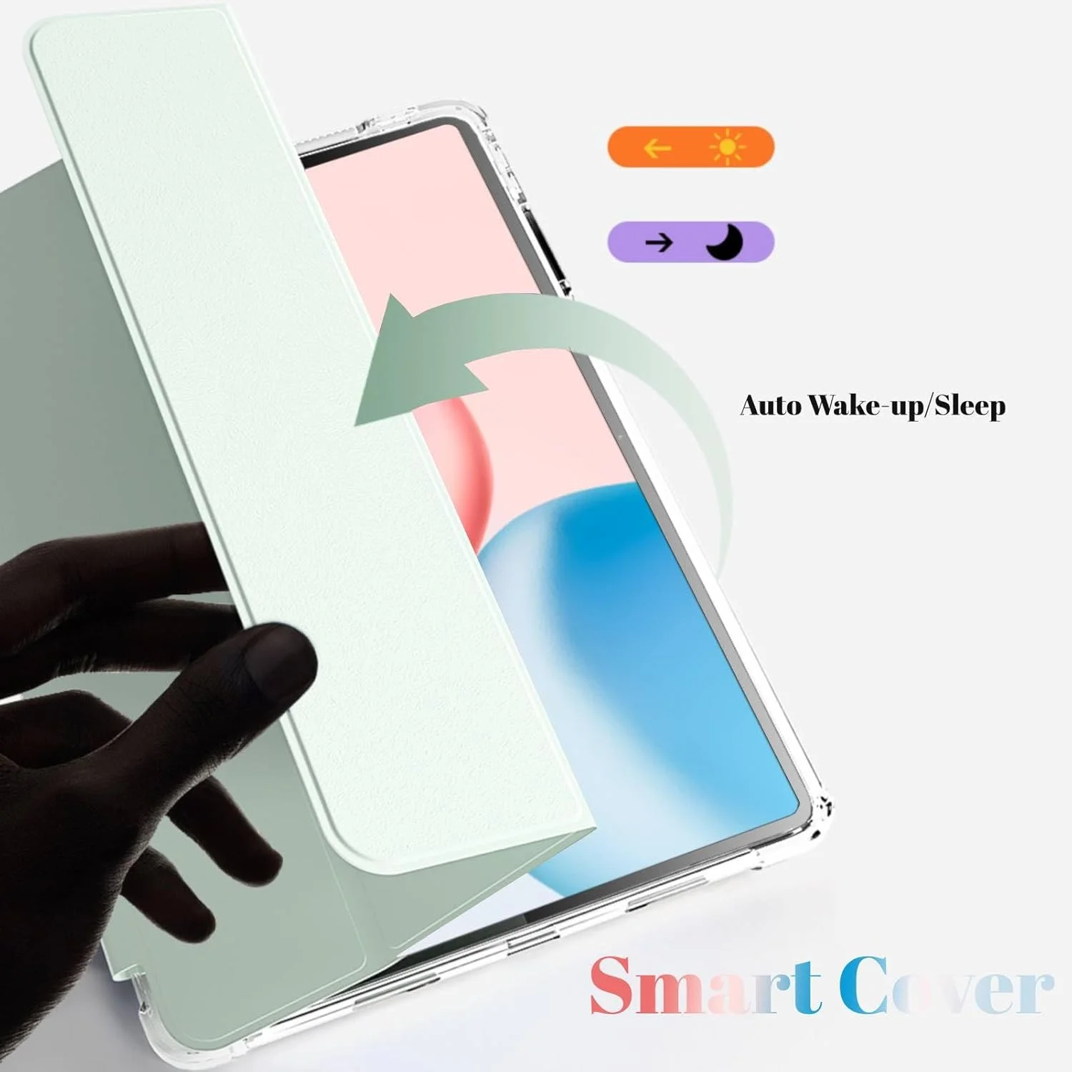 کاور Vurtboly سازگار با تبلت آنر پد 10 مدل 12.1 اینچ 2025، دارای جای قلم، کاور باریک و سبک TPU ضد ضربه با پشت شفاف محافظ برای آنر پد 10 مدل 12.1 اینچ 2025 (بنفش)