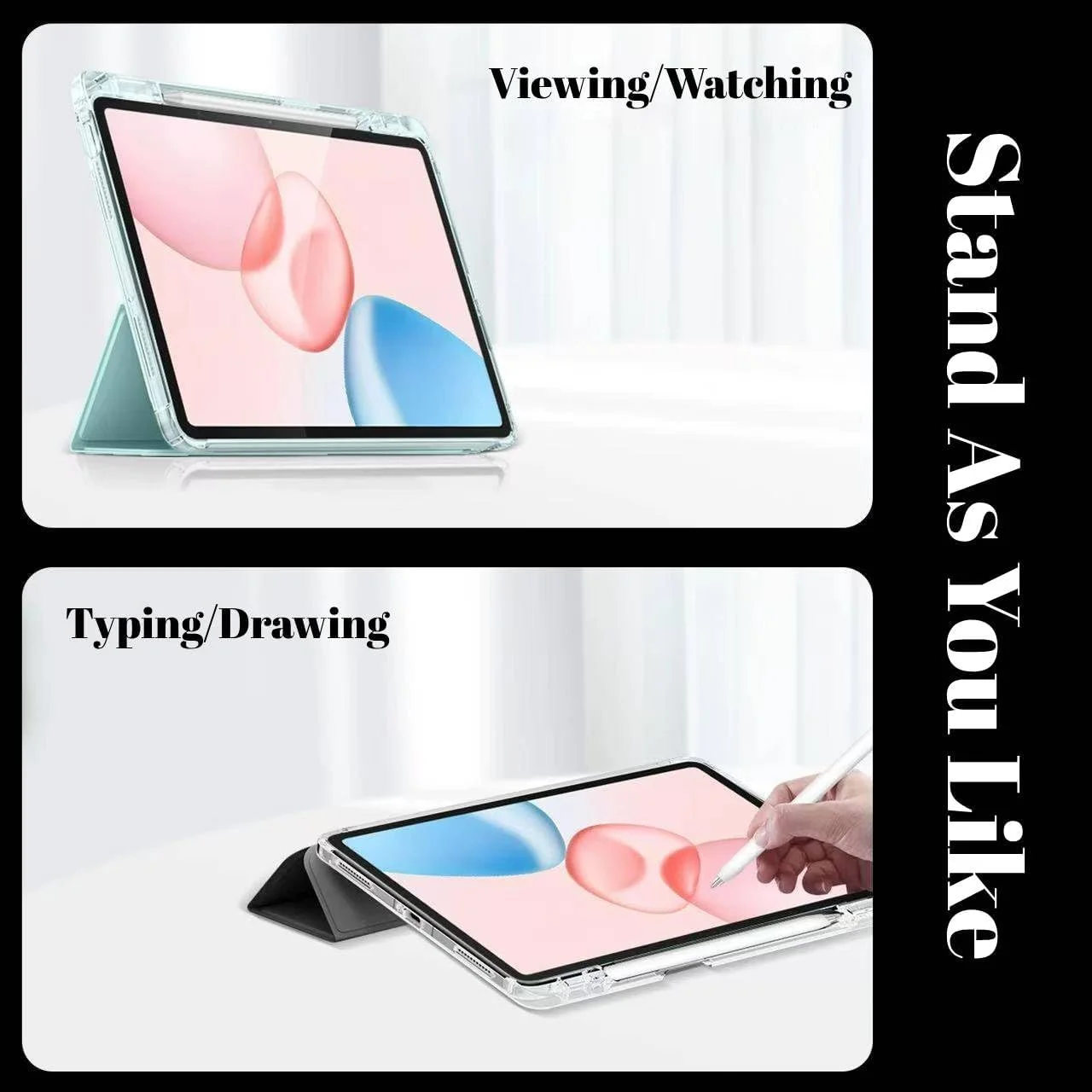 کاور Vurtboly سازگار با تبلت آنر پد 10 مدل 12.1 اینچ 2025، دارای جای قلم، کاور باریک و سبک TPU ضد ضربه با پشت شفاف محافظ برای آنر پد 10 مدل 12.1 اینچ 2025 (بنفش)